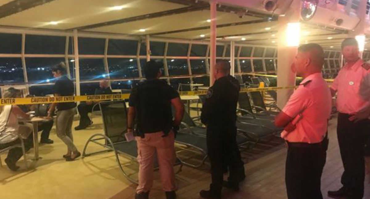 Padres demandan a compañía por muerte de bebé en crucero - parte-del-cruzero-acordonado-por-muerte-de-nina