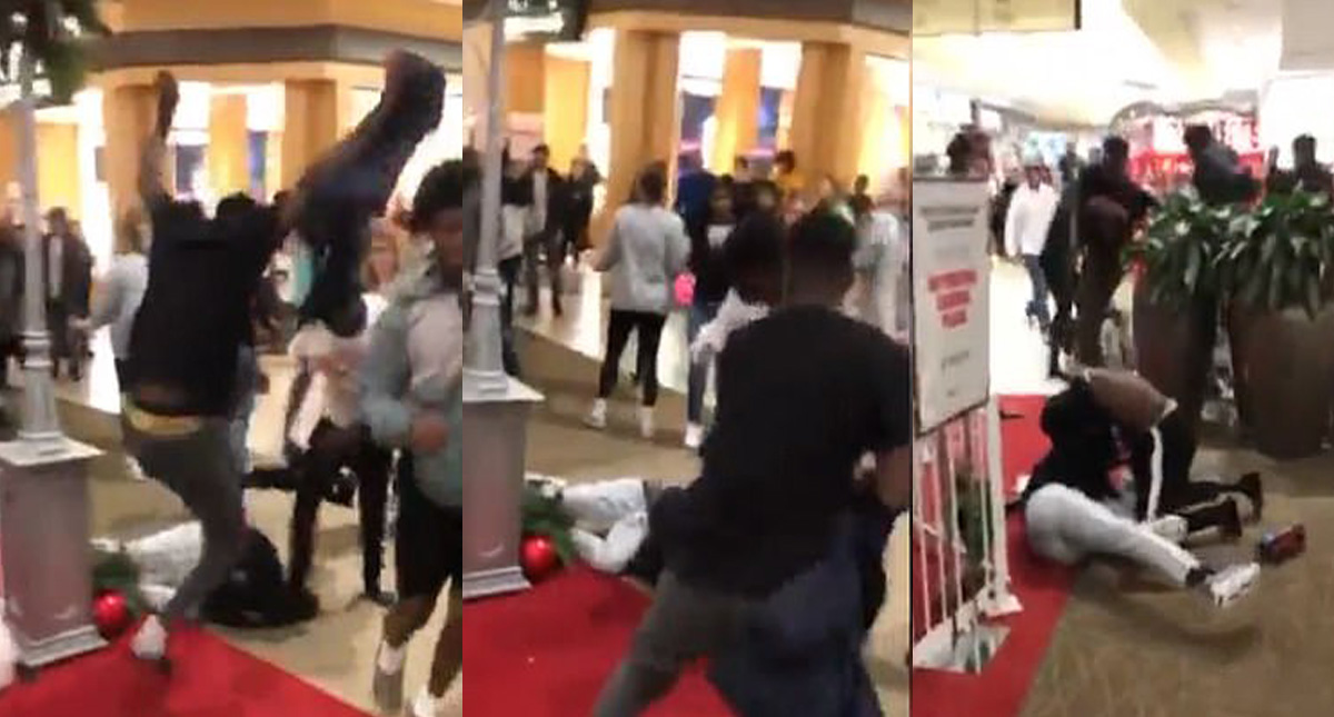 #Video Jóvenes pelean a golpes en el día de compras más grande en EE.UU.