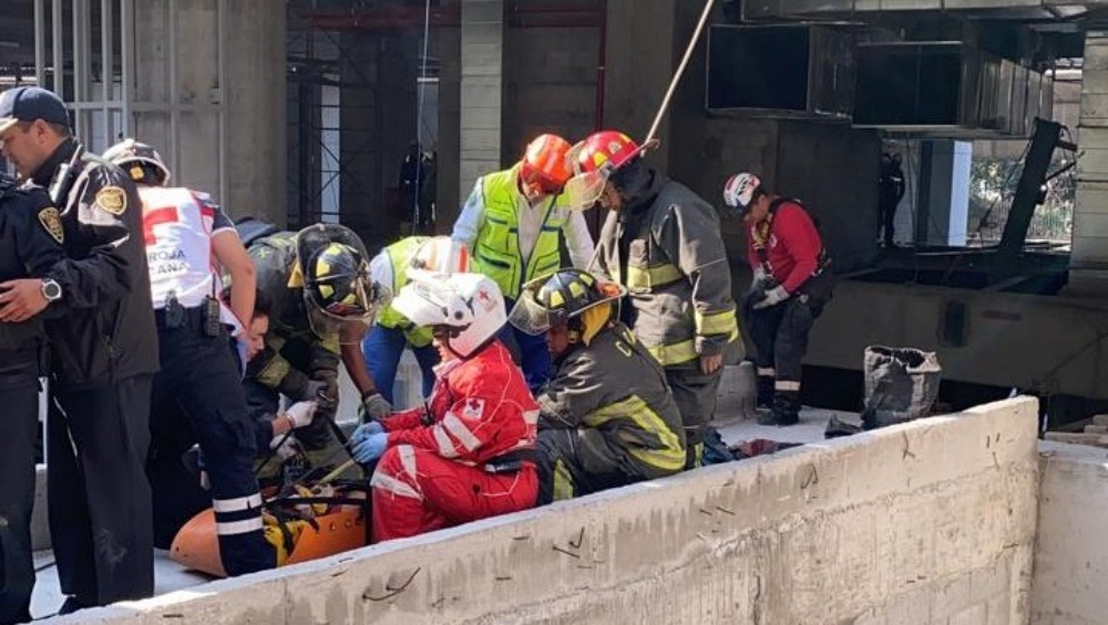 Accidente en construcción de Polanco deja tres heridos Accidente en construcción de Polanco deja tres heridos