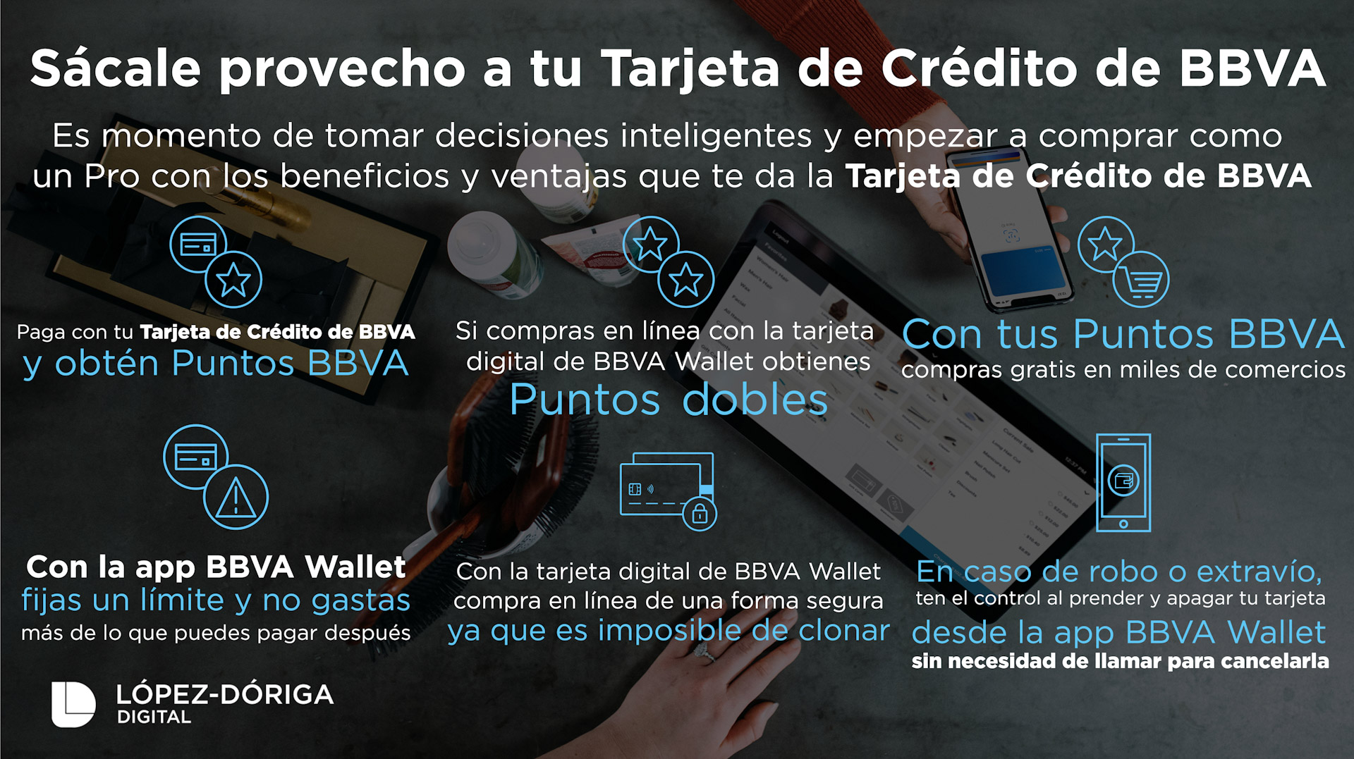 #Infografía Sácale provecho a tu Tarjeta de Crédito de BBVA