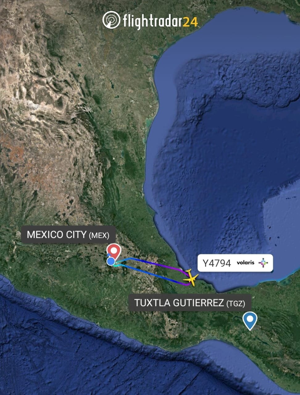 Regresa vuelo de Volaris al AICM tras falsa amenaza de bomba - regresa-vuelo-de-volaris-al-aicm-tras-falsa-amenaza-de-bomba