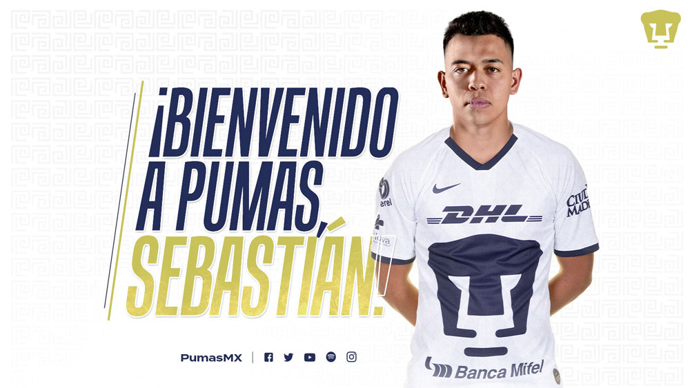 Sebastián Saucedo es el primer refuerzo de Pumas para el Clausura 2020