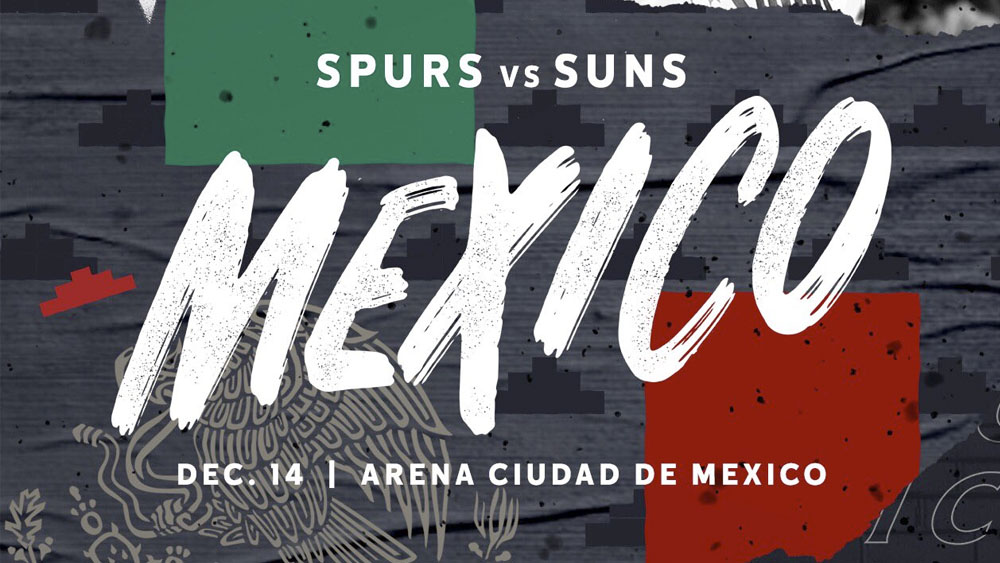 Spurs y Suns buscarán continuar con el espectáculo de la NBA en México