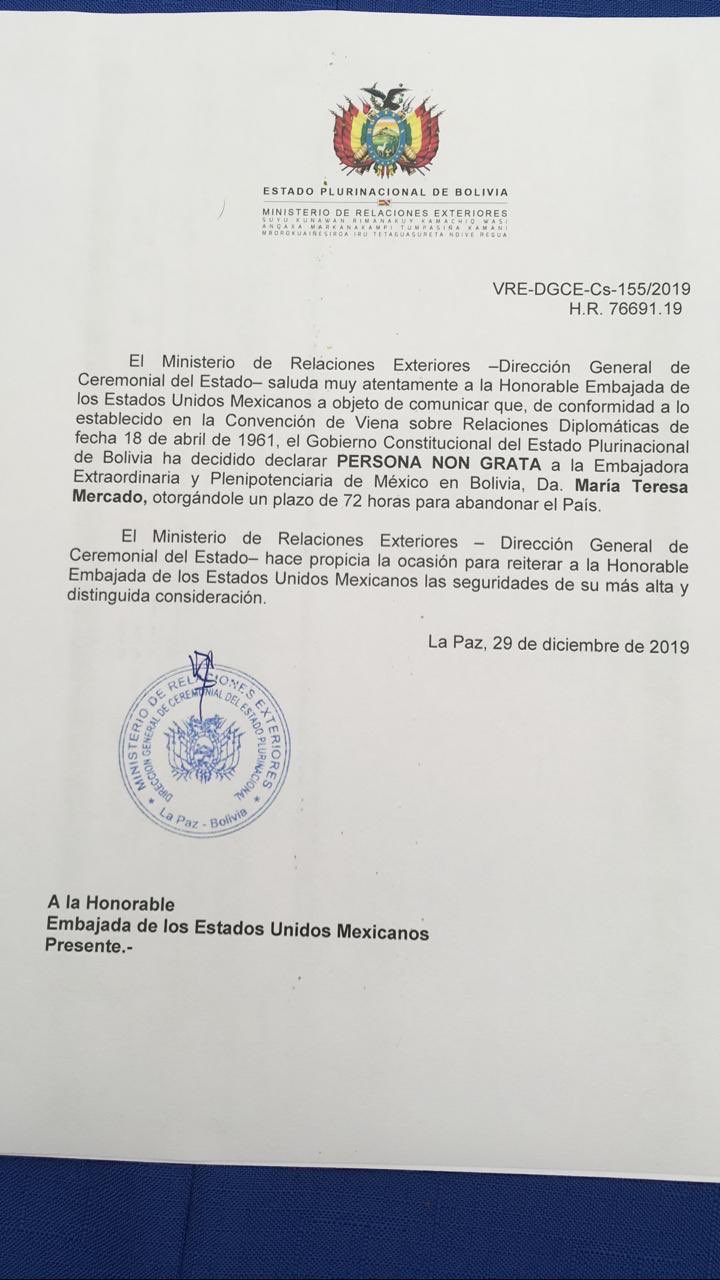 México no romperá relaciones diplomáticas con Bolivia, asegura Olga Sánchez Cordero - whatsapp-image-2019-12-30-at-35243-pm