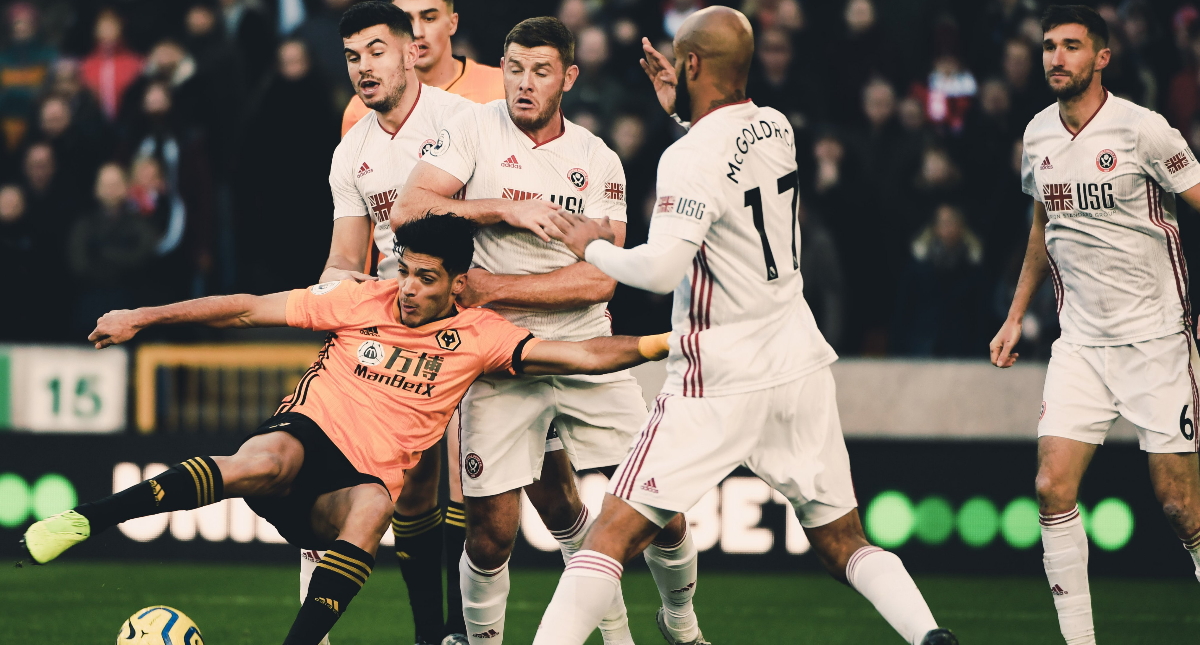 Asistencia de Raúl Jiménez logra el empate del Wolverhampton contra el Sheffield