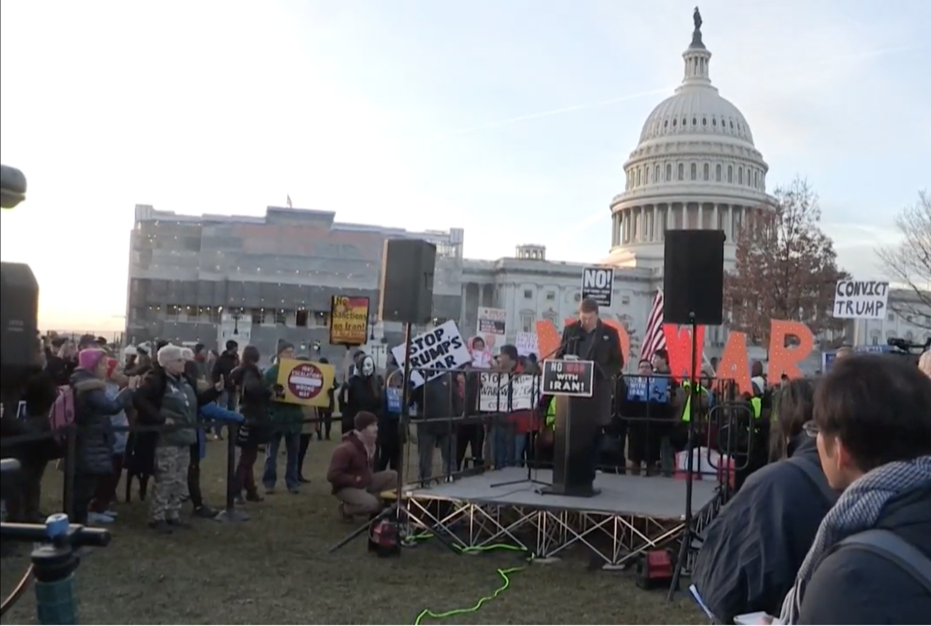 Activistas piden en EE.UU evitar la guerra con Irán