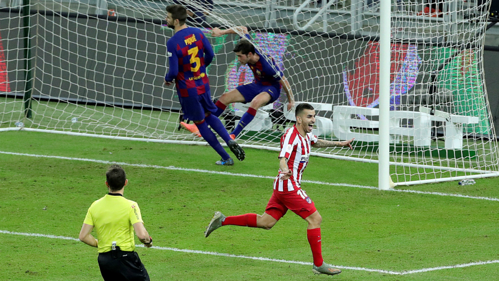 Atlético de Madrid remonta al Barça y avanza a final de Supercopa