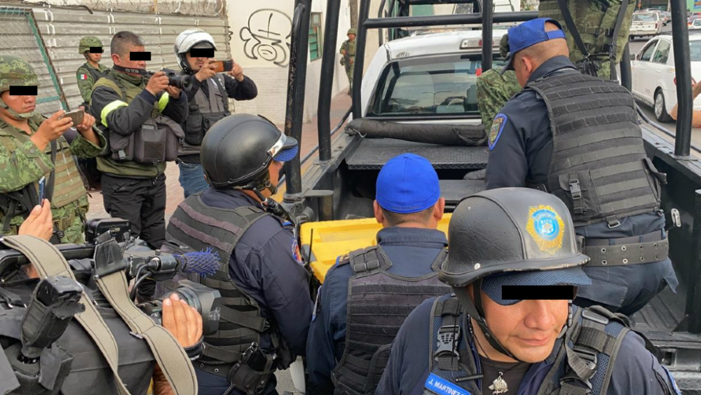 Decomisan arsenal en inmueble de la alcaldía Gustavo A. Madero