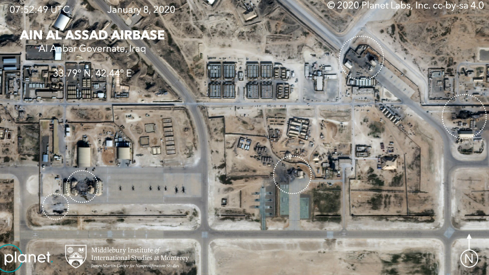 Ataque a base militar iraquí sí hirió a 11 militares estadounidenses