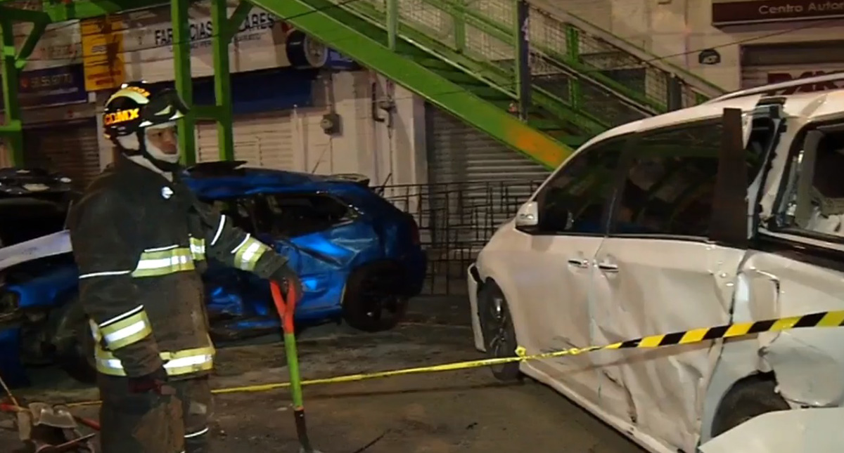 Arrancones dejan en Avenida Universidad tres lesionados