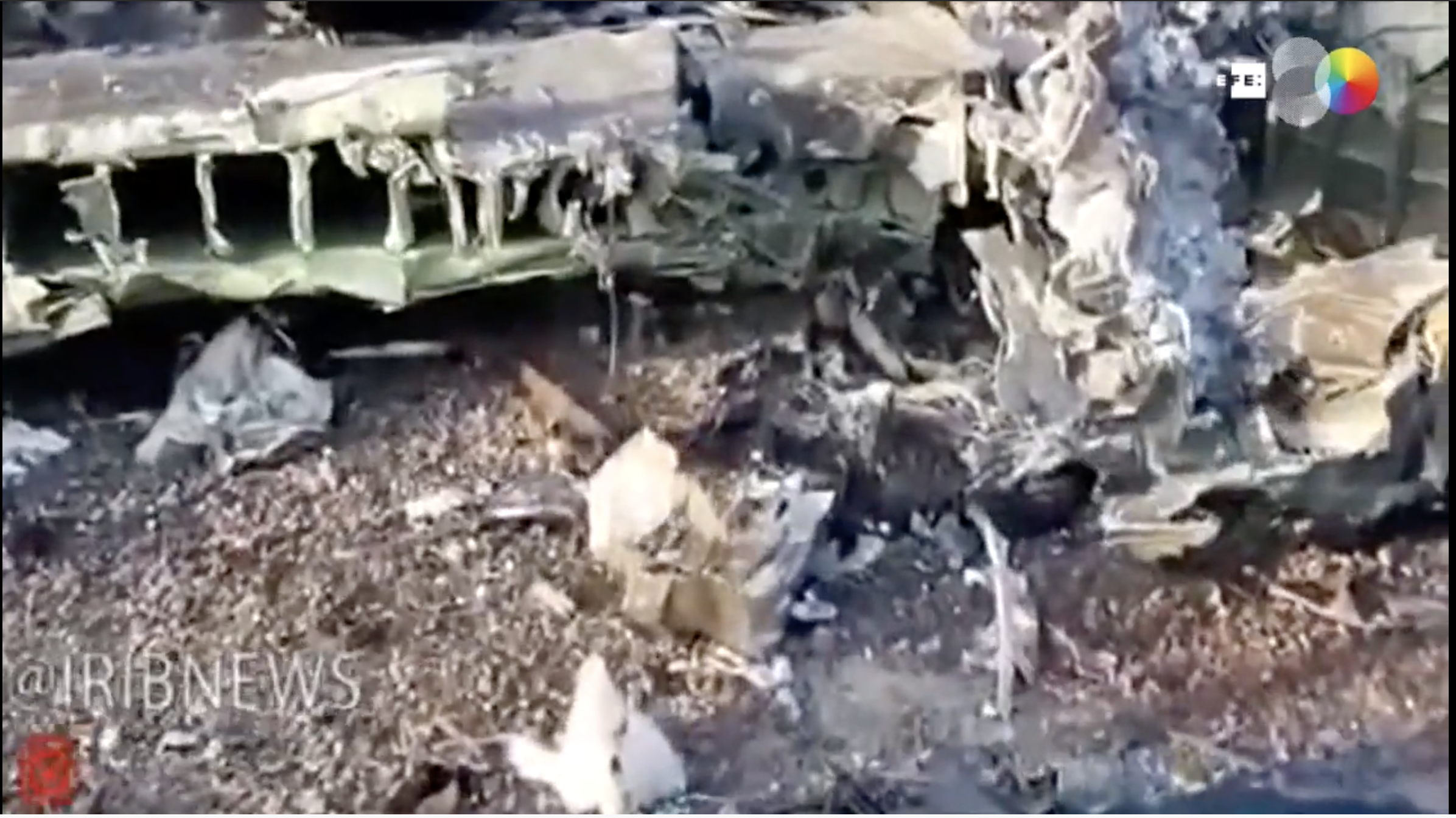 Mueren todas las personas a bordo del avión ucraniano estrellado en Teherán