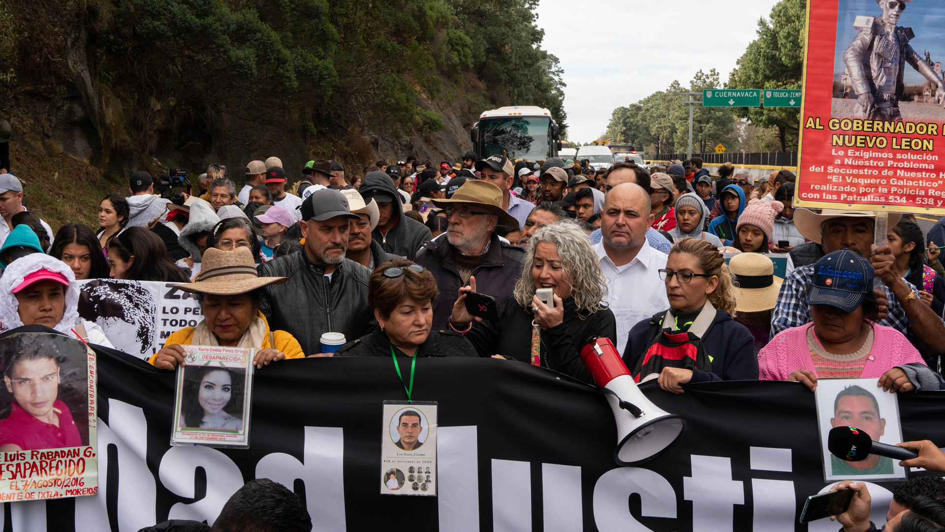 Caminata por la Verdad, la Justicia y la Paz arriba a la Ciudad de México