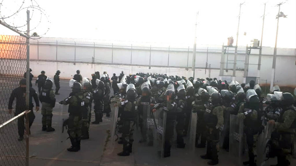 Decomisan armas hechizas y animales en penal de Nuevo Laredo - cedes-nuevo-laredo-tamaulipas-operativo-2