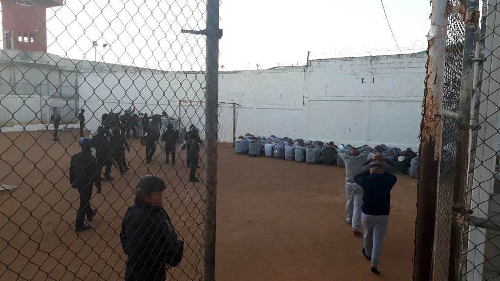 Decomisan armas hechizas y animales en penal de Nuevo Laredo