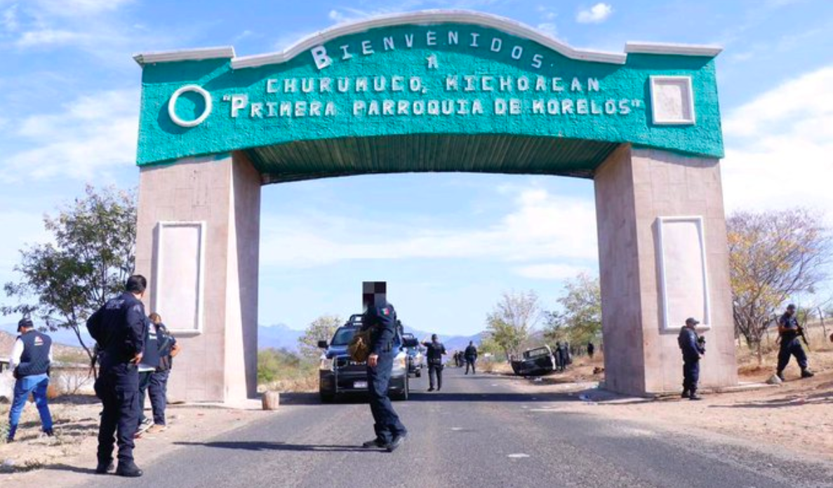 Mantienen vigilancia en Churumuco, Michoacán, tras enfrentamientos