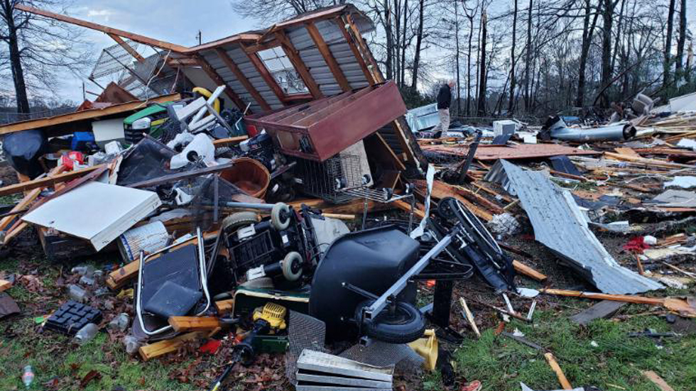 Se eleva a 11 número de víctimas por tormentas en Estados Unidos