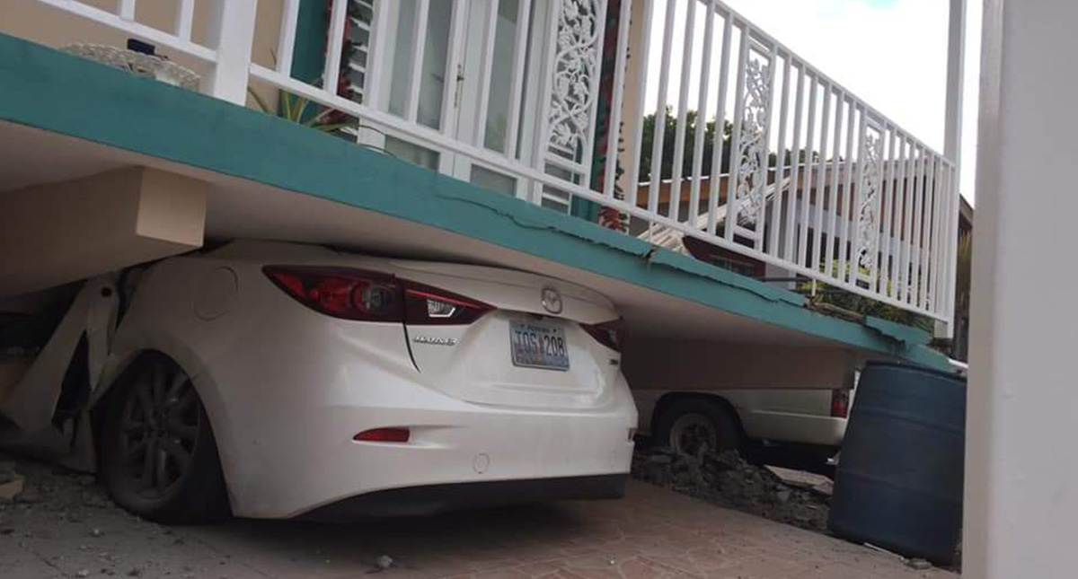 Puerto Rico activa comité de respuesta por sismo que colapsó varias viviendas - derrumbe-de-casa-en-puerto-rico-por-sismo