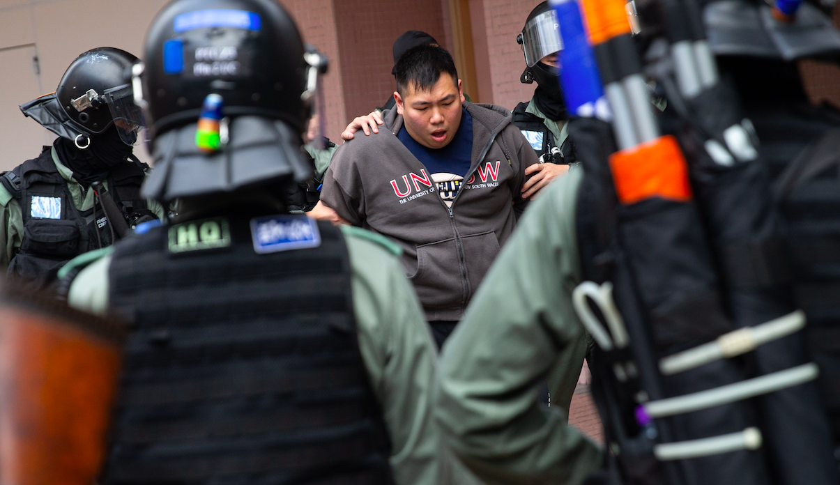 Decenas de detenidos por nuevas protestas en Hong Kong