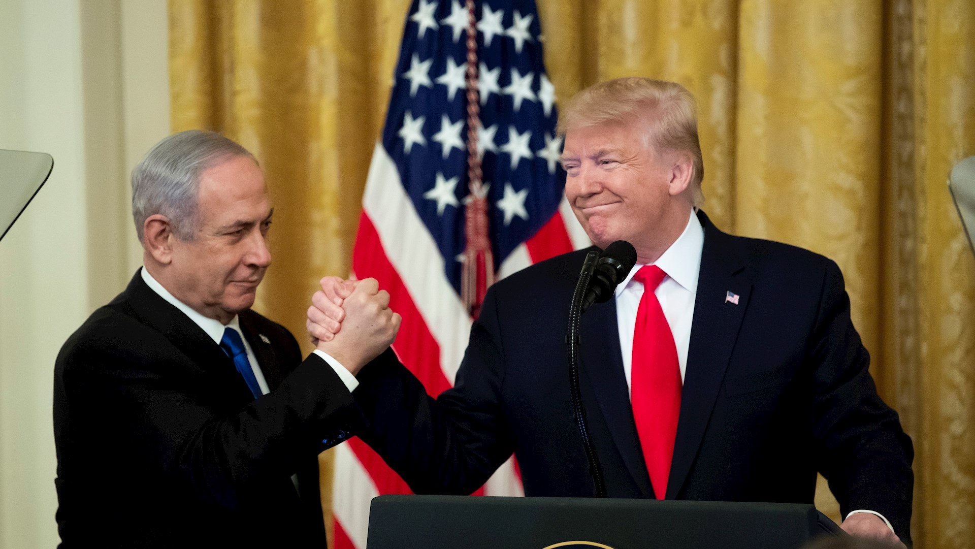Trump propone “solución realista de dos Estados” para Israel y palestinos
