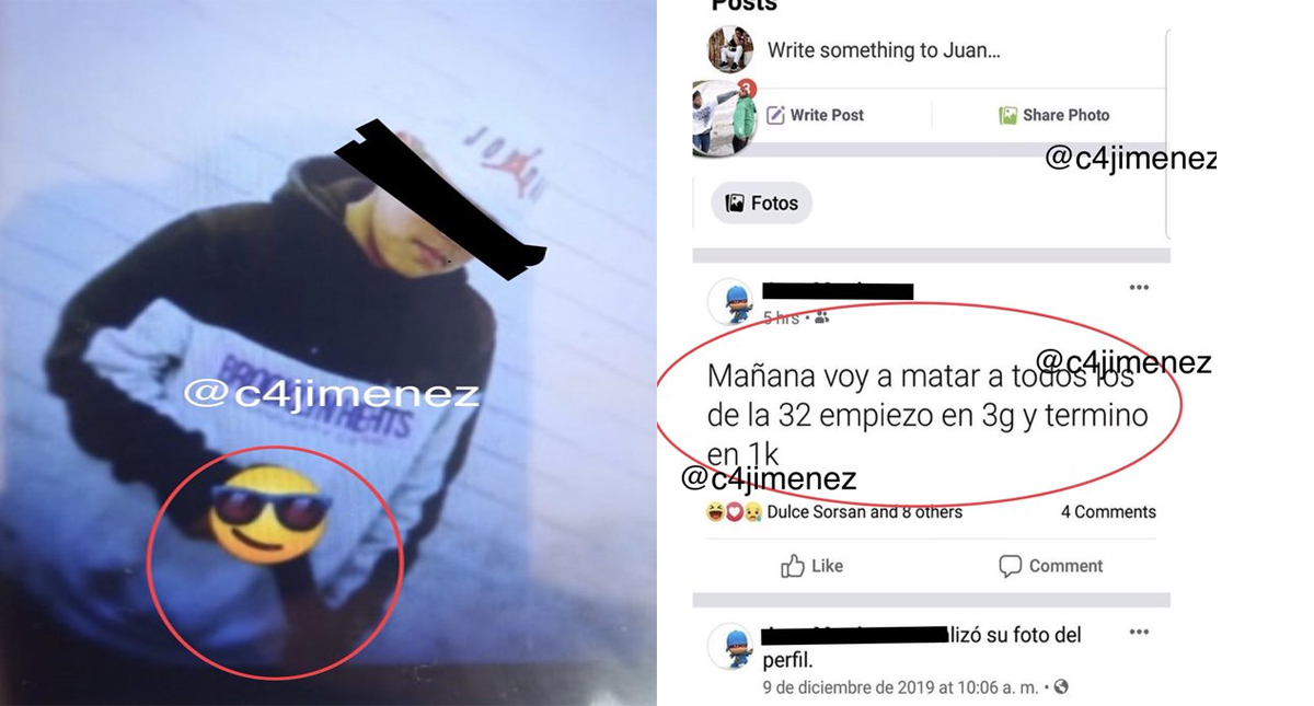 Estudiante amenaza con matar a sus compañeros en la Ciudad de México - estudiante-de-secundaria-armado