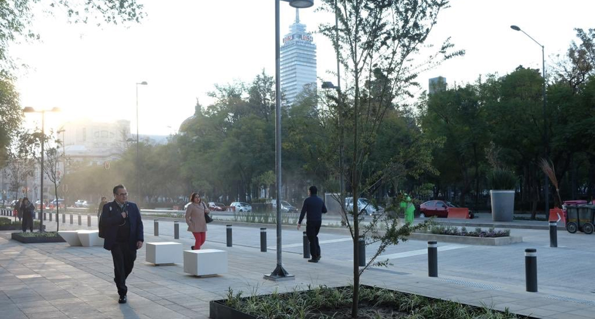 Entregan remodelación de avenida Hidalgo en el Centro de la capital