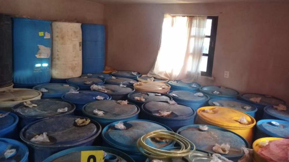 Aseguran 50 mil litros de combustible en Hidalgo