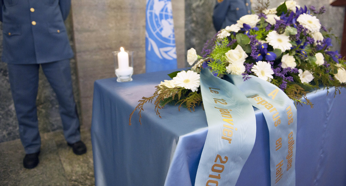 #Video México rinde homenaje a víctimas de la ONU del terremoto de Haití