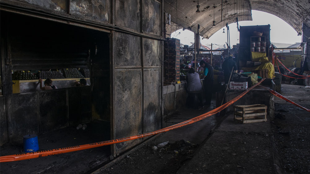 FGJ afirma que incendios en mercados fueron provocados por cortos circuitos FGJ afirma que incendios en mercados fueron provocados por cortos circuitos