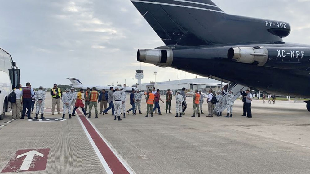 INM realiza retorno asistido de 110 migrantes a Honduras