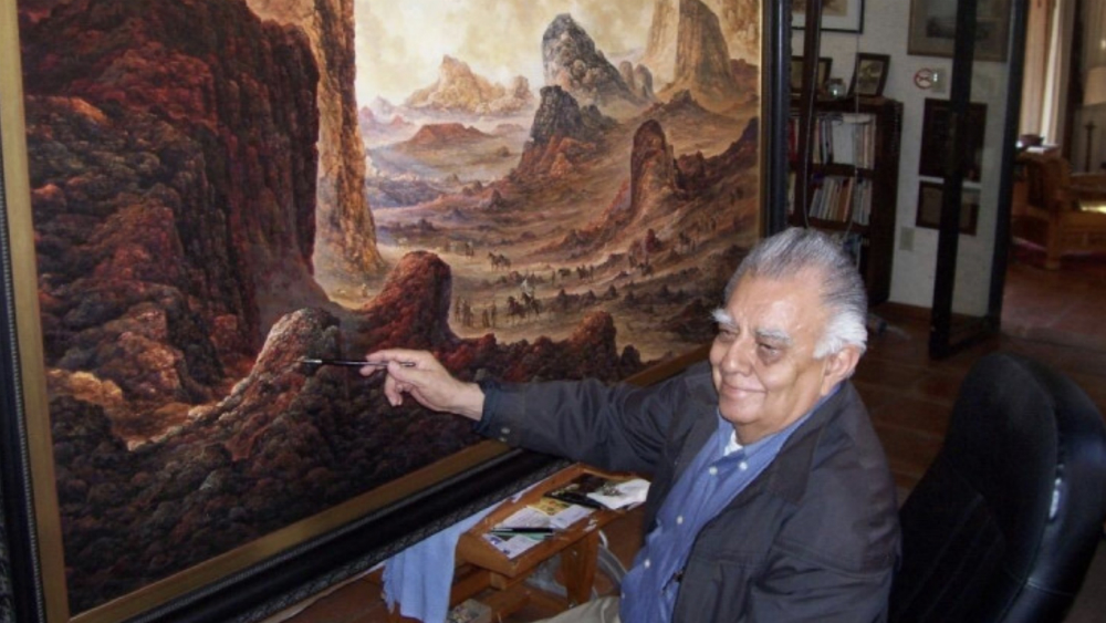Murió Jorge Cázares, pintor de los paisajes en las cajas de cerillos