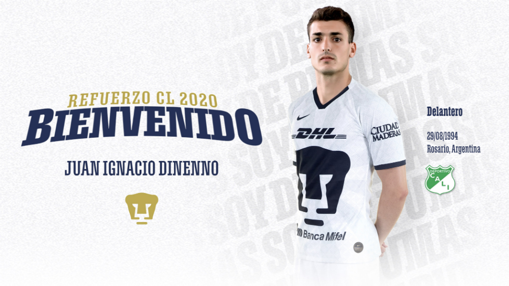 Pumas oficializa la contratación del argentino Juan Dinenno