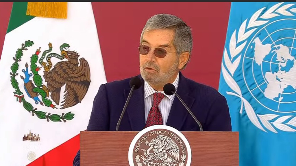 México comparte principios con la ONU, asegura Juan Ramón de la Fuente México comparte principios con la ONU, asegura Juan Ramón de la Fuente