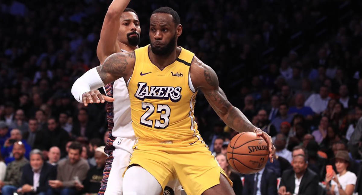 Lebron James lleva a la victoria a los Lakers sobre los Nets