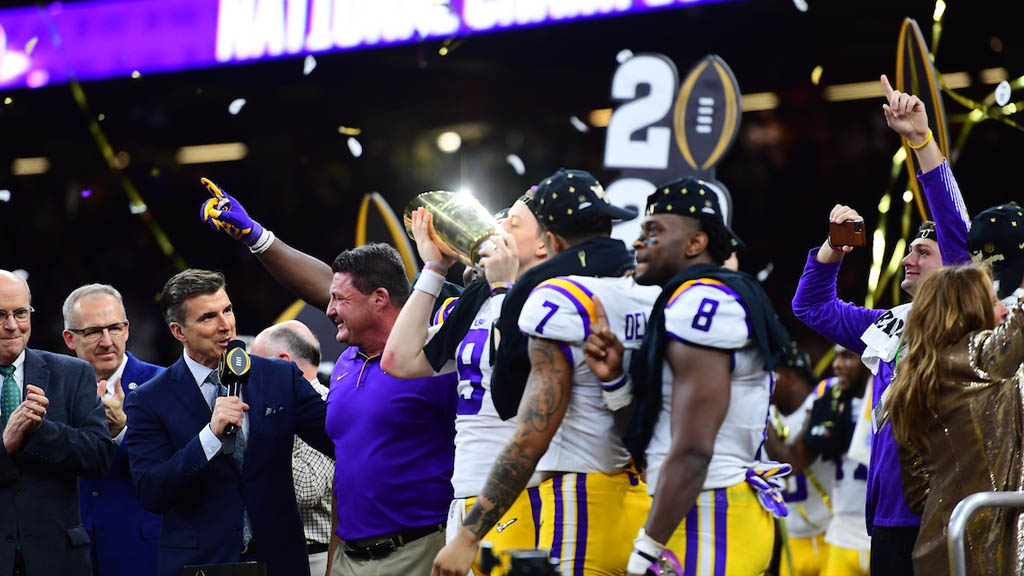 LSU gana el campeonato nacional de la NCAA