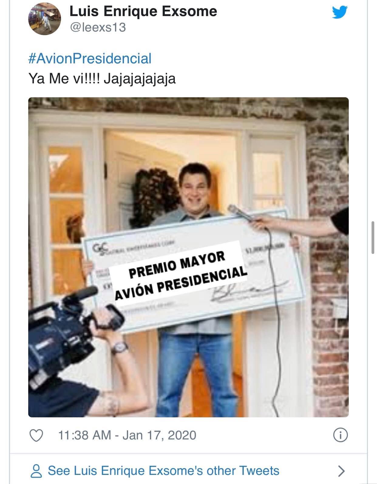 #VIRAL Los memes de la rifa del avión presidencial - memes-avion1
