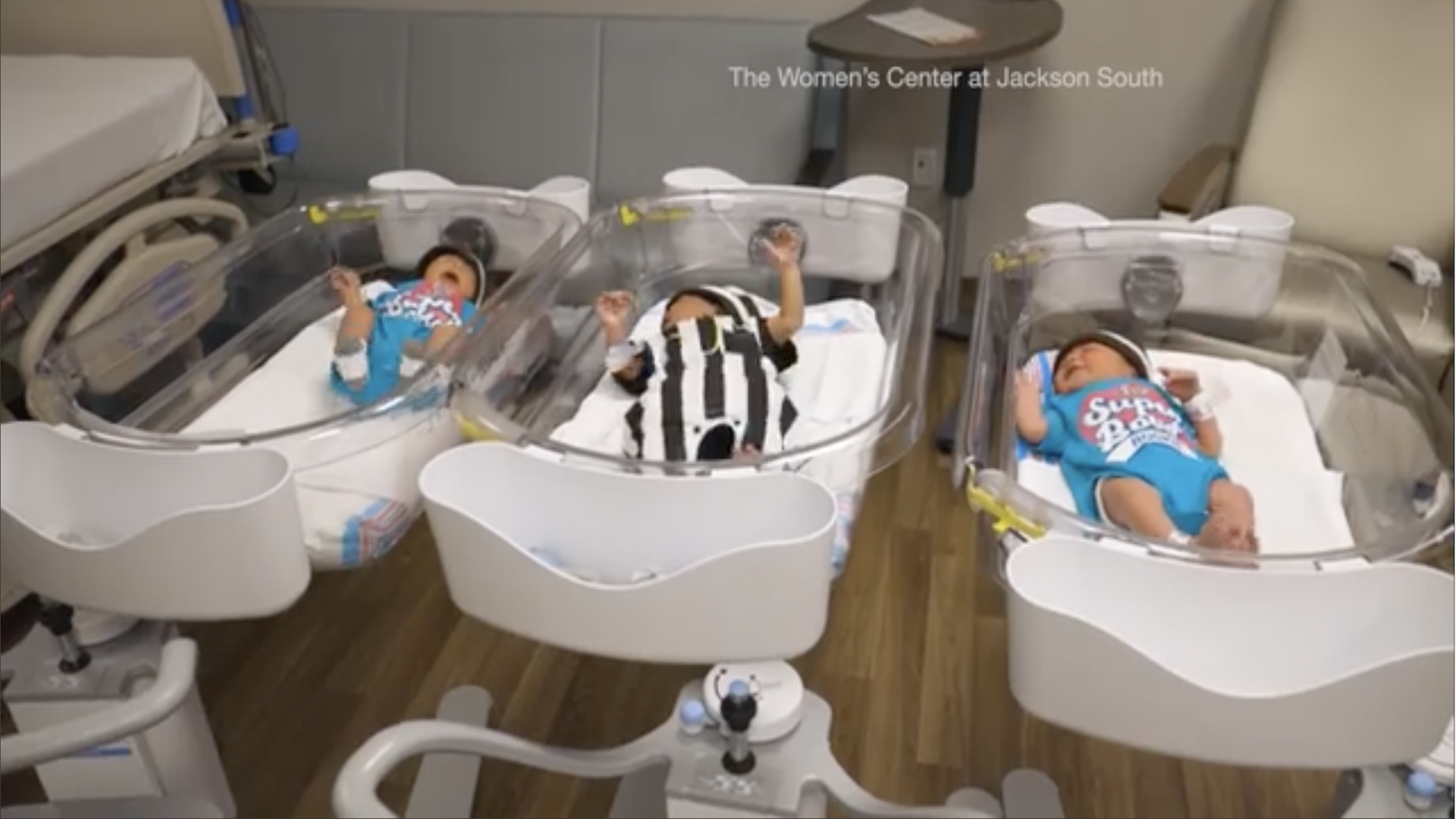 En Miami, hasta los recién nacidos son aficionados del Super Bowl