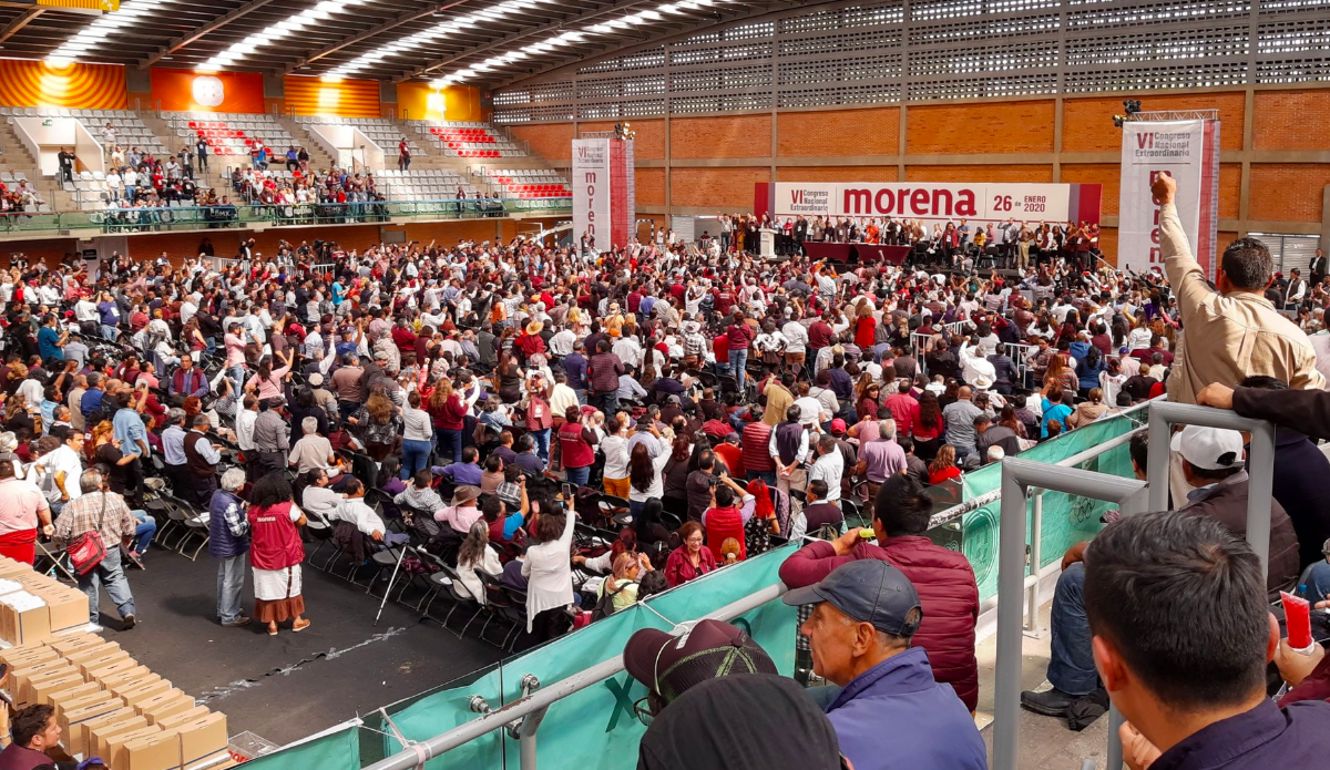 Realizan congreso extraordinario de Morena sin Yeidckol Polevnsky Realizan congreso extraordinario de Morena sin Yeidckol Polevnsky