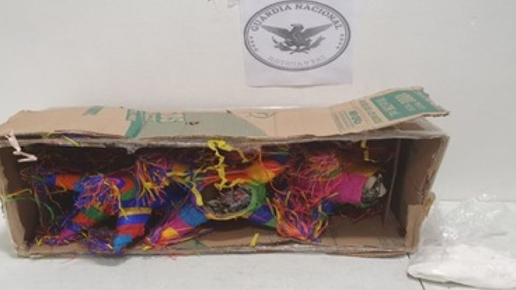 Decomisan metanfetamina en piñatas que serían enviadas a Venezuela