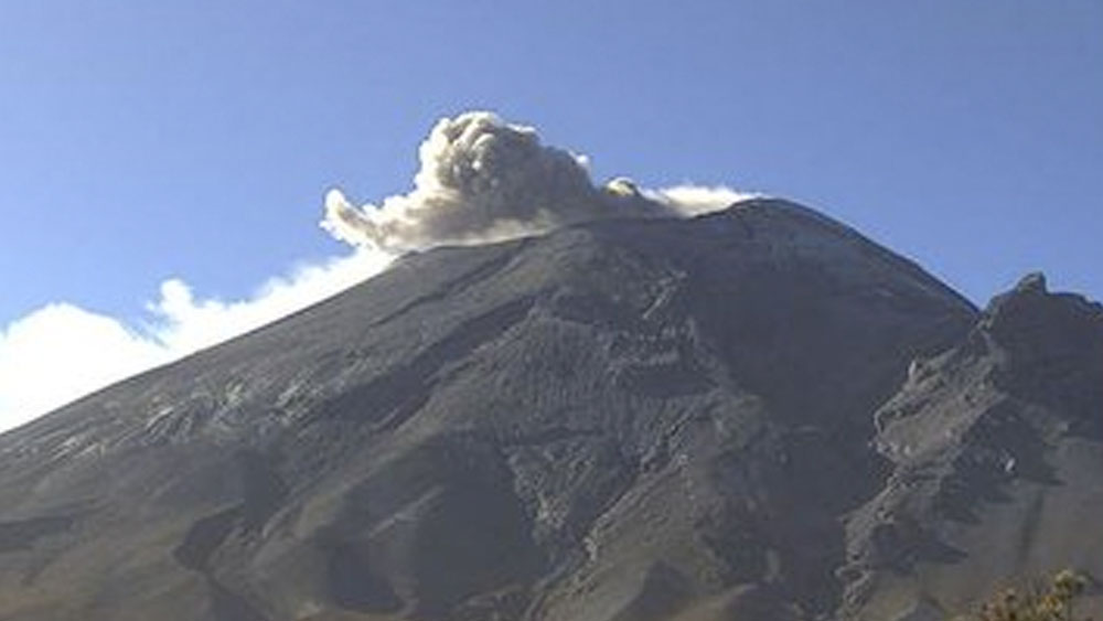 Popocatépetl emite 106 exhalaciones en 24 horas
