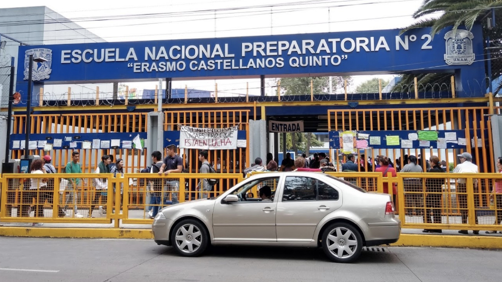 Prepa 2 de la UNAM regresará a clases este miércoles