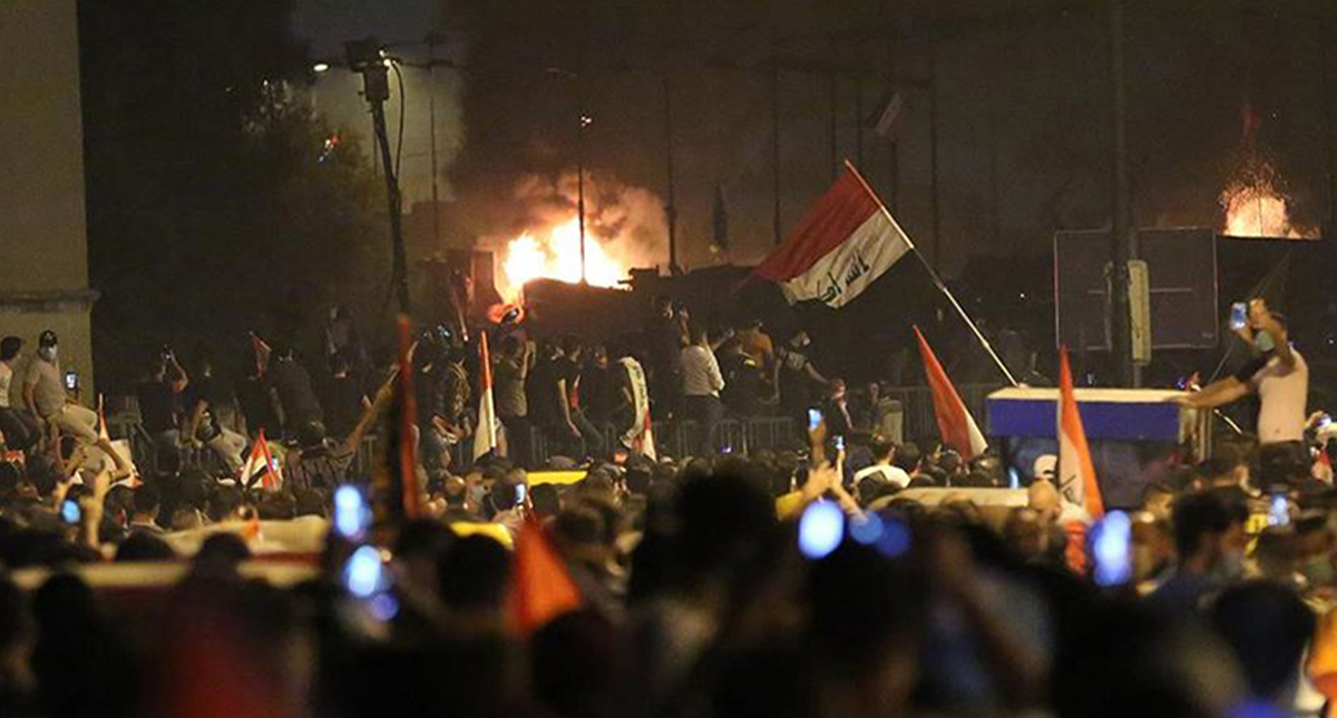 Protestas antigubernamentales en Bagdad dejan dos muertos Protestas antigubernamentales en Bagdad dejan dos muertos