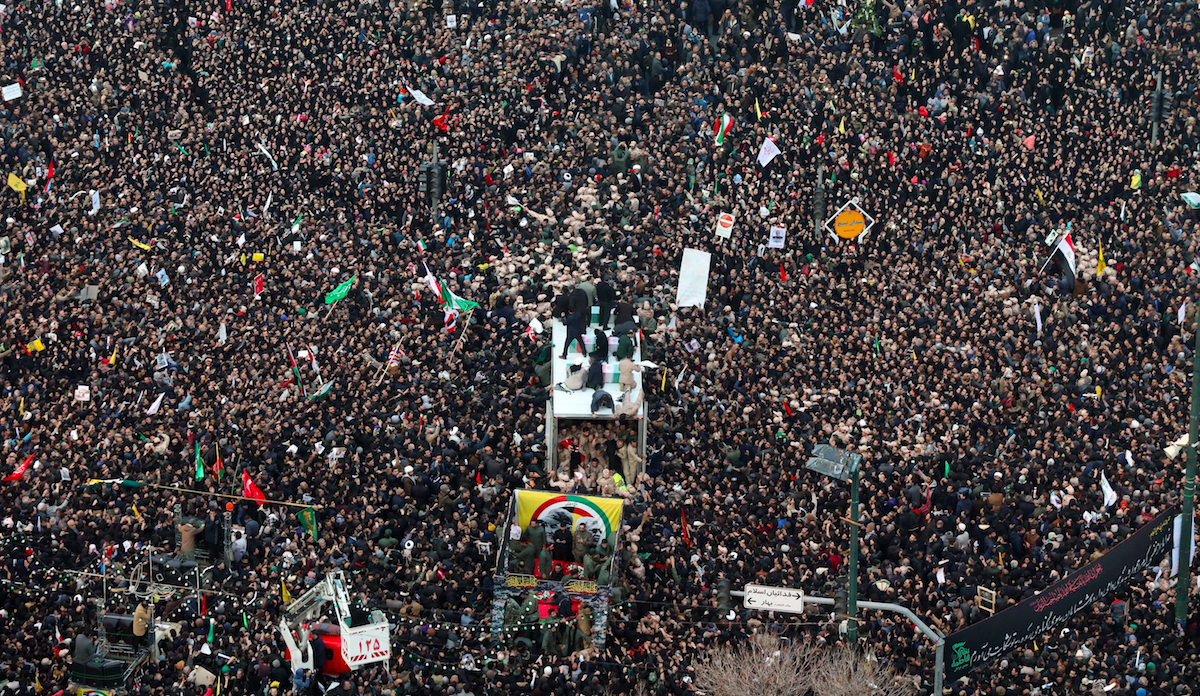 Durante homenaje a Soleimaní, Irán pide a EE.UU. retirar sus tropas