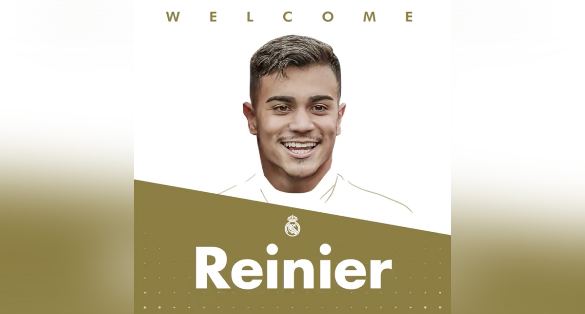 Real Madrid da la bienvenida al brasileño Reinier Jesús, de 18 años de edad