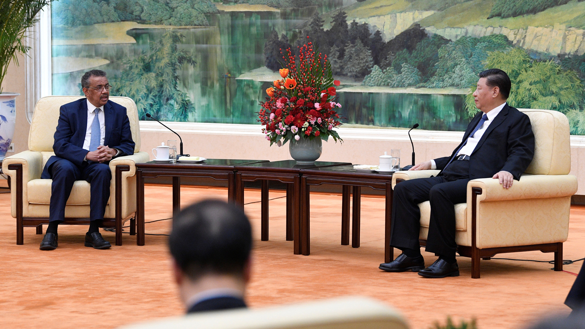 Director general de la OMS y Xi Jinping debaten lucha contra el coronavirus - reunion-entre-el-director-general-de-la-oms-y-el-presidente-de-china
