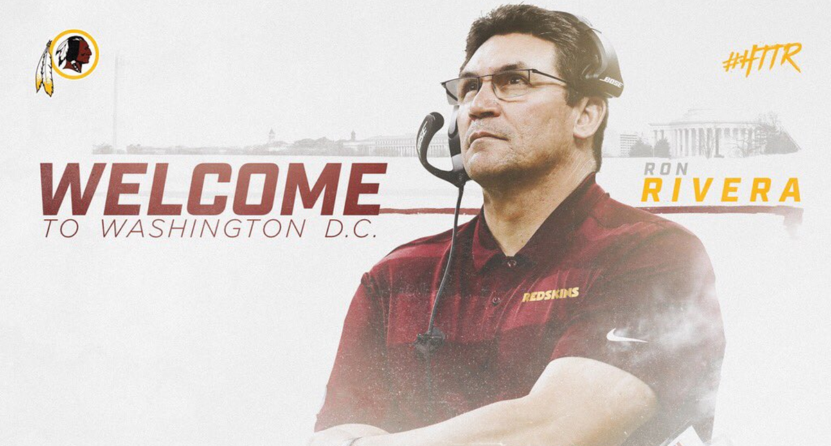 Ron Rivera emocionado de ser head coach de Redskins