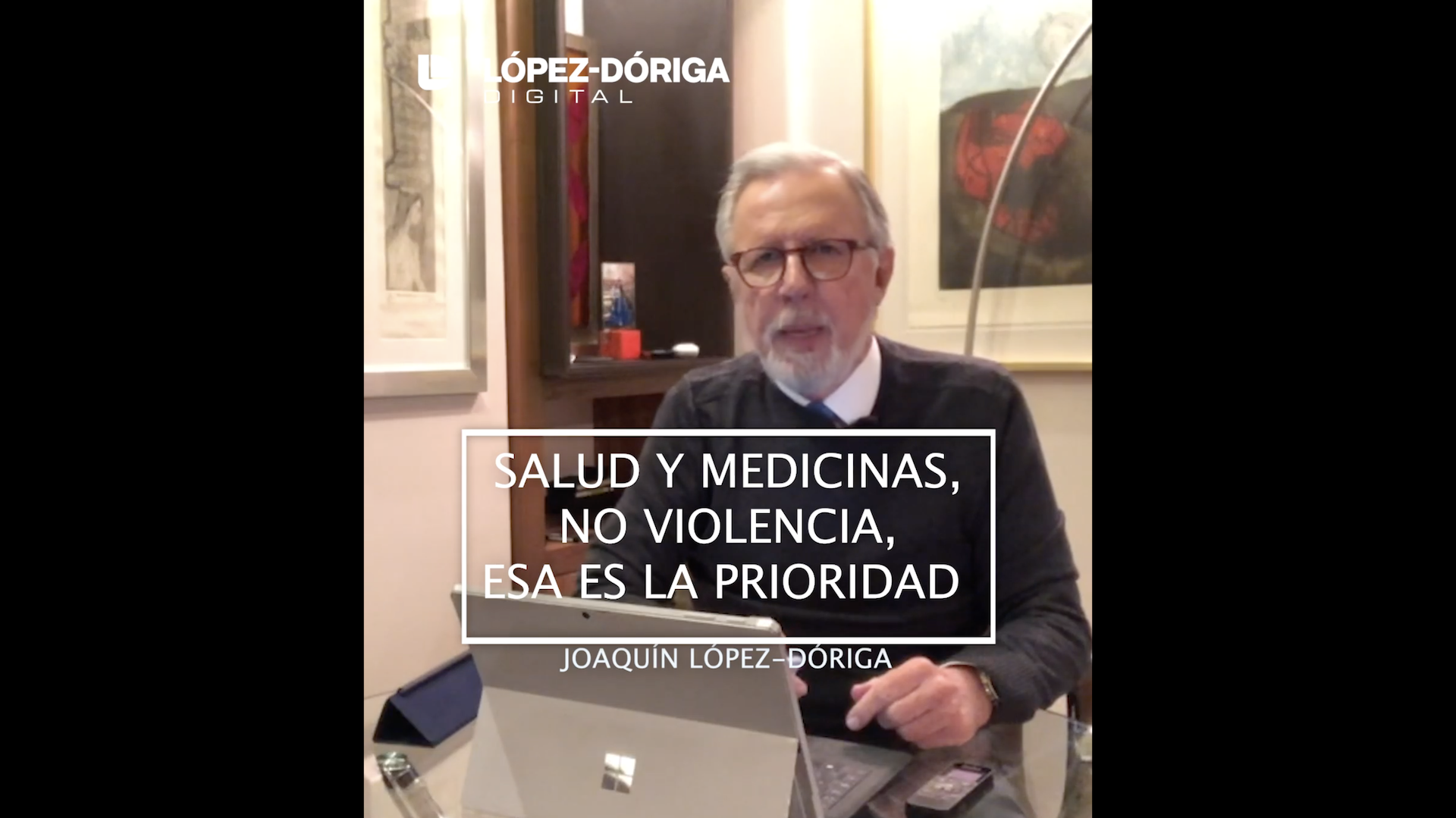 Salud y medicinas, no violencia, la prioridad