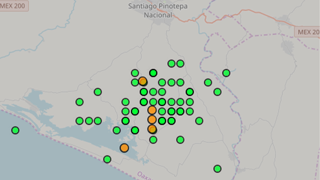 Suman 65 sismos en Pinotepa Nacional tras temblor de 4.9 - sismos-en-pinotepa-nacional
