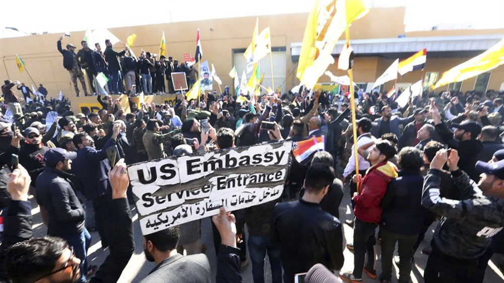 Suspenden asedio a embajada de EE.UU. en Irak