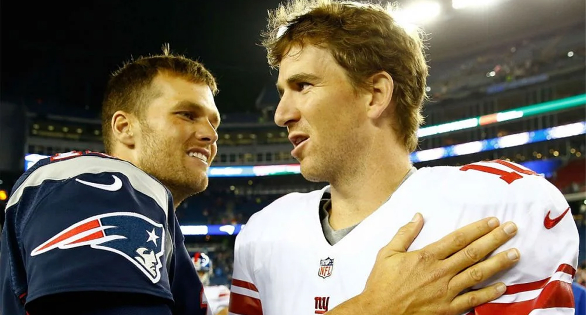 Tom Brady felicita a Eli Manning por su retiro con divertido mensaje
