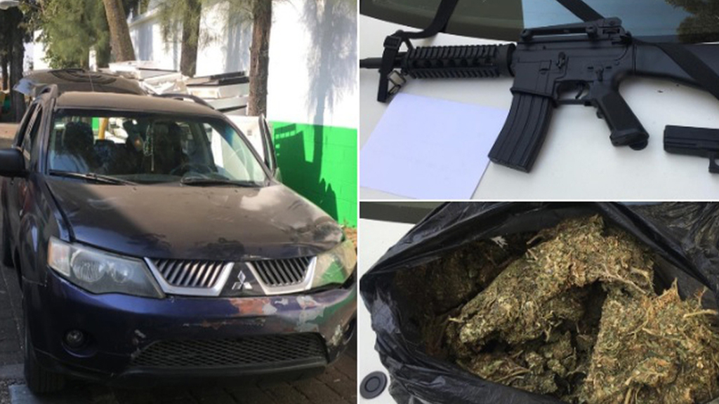 Vinculan a proceso a hijo menor de "El Ojos" por secuestro - vehiculo-en-el-que-el-hijo-de-el-ojos-fue-detenido